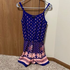 Blue and Pink Romper
